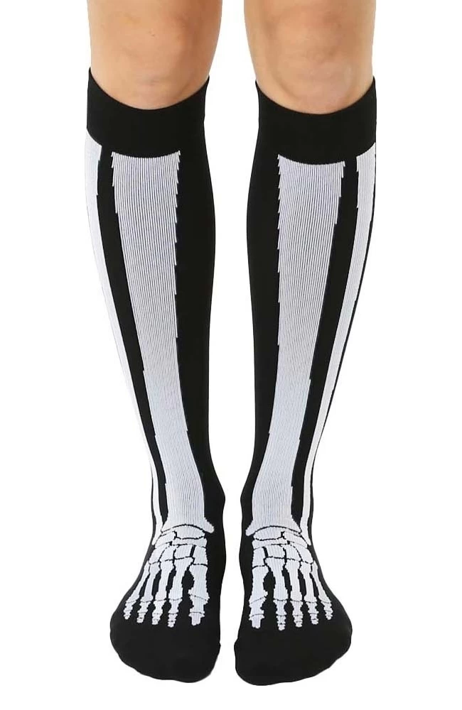 Unisex 15-20 Mmhg Lightweight Xray Print Compression Socks 3 Unisex 15-20 Mmhg Lightweight Xray Print Compression Socks