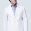 Men's Fleming Lab Coat -Medical Nurse Clothing Shop 1 md el21934wht 650