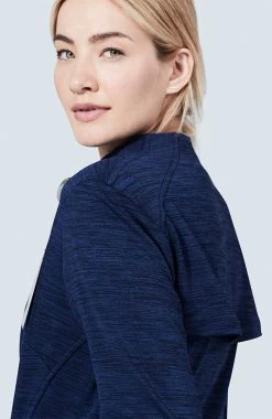 Women's Ionic Heathered Solid Scrub Jacket