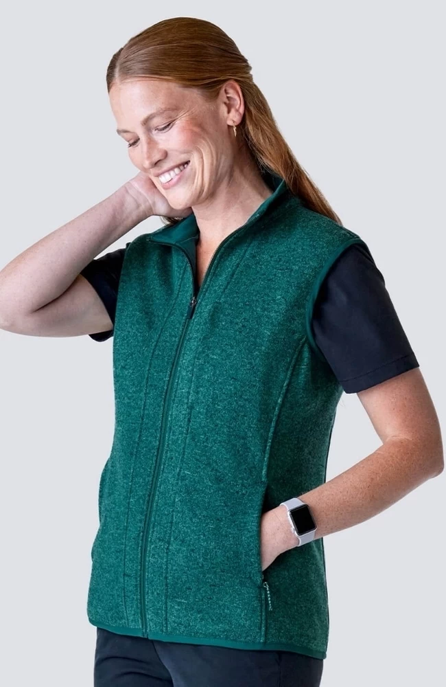 Women's Strata Sweater Fleece Vest 3 Women's Strata Sweater Fleece Vest