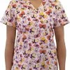 Clearance Women's Candy Of Butterfly Print Scrub Top 2 Clearance Women's Candy Of Butterfly Print Scrub Top -Medical Nurse Clothing Shop 1 mv 1767 printclearancecdb 650