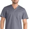 Clearance Men's V-Neck Mesh Panel COOLMAX Solid Scrub Top 2 Clearance Men's V-Neck Mesh Panel COOLMAX Solid Scrub Top -Medical Nurse Clothing Shop 1 mv 5208 clearance 650