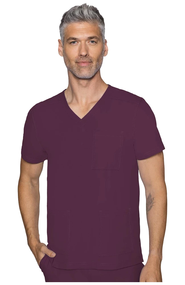 Men's 3-Pocket Scrub Top 3 Men's 3-Pocket Scrub Top