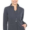 Women's Med Tech Zip Front Solid Scrub Jacket 2 Women's Med Tech Zip Front Solid Scrub Jacket -Medical Nurse Clothing Shop 1 pe 8684 650