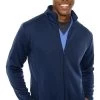 Men's Med Tech Zip Up Solid Scrub Jacket -Medical Nurse Clothing Shop 1 pe 8688 650