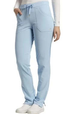 Women's Soft Drawstring Straight Leg Scrub Pant