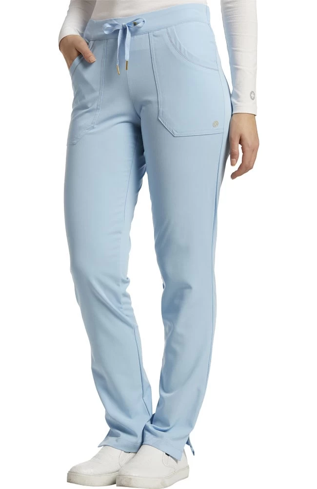 Women's Soft Drawstring Straight Leg Scrub Pant 3 Women's Soft Drawstring Straight Leg Scrub Pant