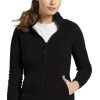 Women's Polar Fleece Zip Front Solid Scrub Jacket 2 Women's Polar Fleece Zip Front Solid Scrub Jacket -Medical Nurse Clothing Shop 1 wc 448 650