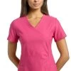 Clearance Women's Mock Wrap Scrub Top 2 Clearance Women's Mock Wrap Scrub Top -Medical Nurse Clothing Shop 1 wc 792 clearance 650