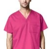 Clearance Unisex V-Neck Solid Scrub Top -Medical Nurse Clothing Shop 1 wk 100 clearance 650