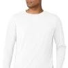 Men's Performance Long Sleeve T-Shirt -Medical Nurse Clothing Shop 1 wk 2629 whi 650