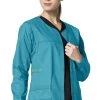 Clearance Women's Constance Snap Front Solid Scrub Jacket