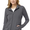 Women's Solid Scrub Jacket 2 Women's Solid Scrub Jacket -Medical Nurse Clothing Shop 1 wk 8199 650