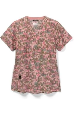 Carhartt Clearance Women's Brush Camo Print Scrub Top