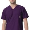 Carhartt Clearance Men's Slim Fit V-Neck Back Vent Top -Medical Nurse Clothing Shop 1 wk c15106 clearance 650