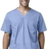 Carhartt Clearance Men's Multi-Pocket Solid Scrub Top -Medical Nurse Clothing Shop 1 wk c15208 clearancecbl 650