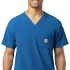 Carhartt Men's Raglan Solid Scrub Top -Medical Nurse Clothing Shop 1 wk c16110 650