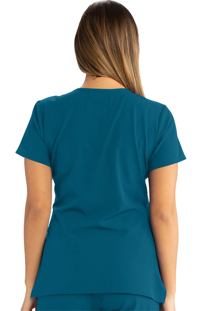 Skechers Women's Reliance Solid Scrub Top & Cargo Scrub Pant Set 4 Skechers Women's Reliance Solid Scrub Top & Cargo Scrub Pant Set - Image 2