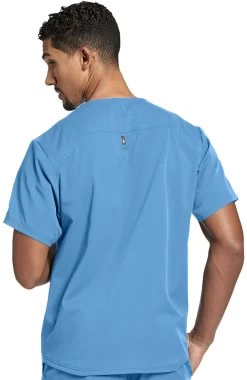 Men's Welt Pocket Solid Scrub Top -Medical Nurse Clothing Shop 2 bc grs009 650