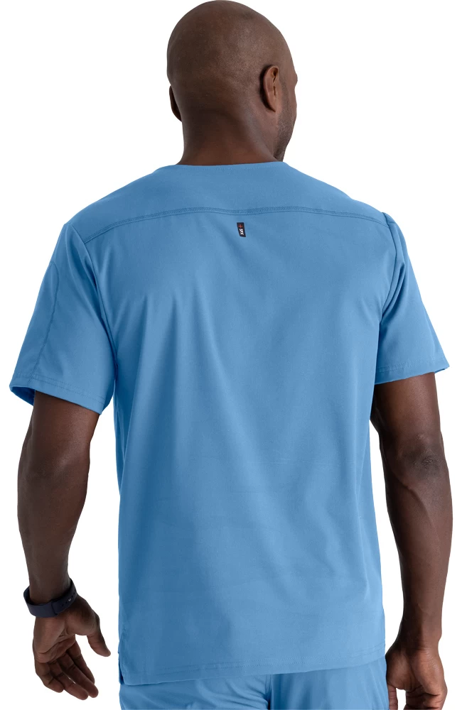 Men's Murphy V-Neck Solid Scrub Top 4 Men's Murphy V-Neck Solid Scrub Top - Image 2