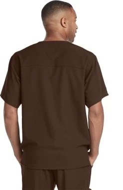 Skechers Clearance Men's Structure V-Neck Chest Pocket Solid Scrub Top -Medical Nurse Clothing Shop 2 bc sk0112 clearance 650