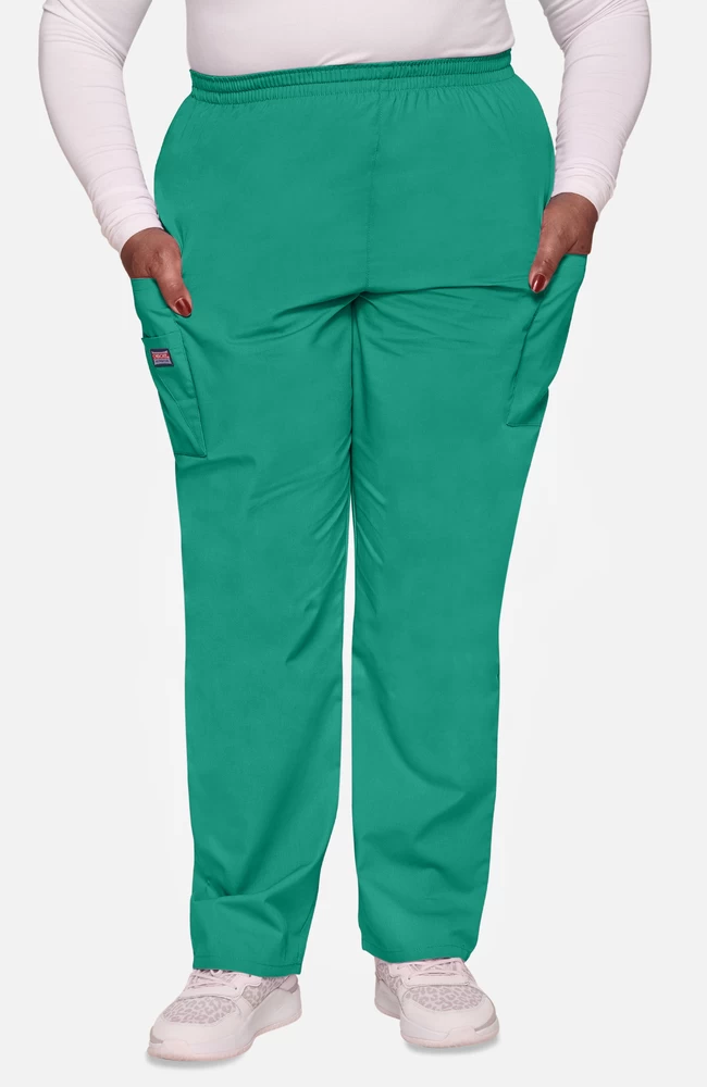 Clearance Women's Scrubs Elastic Waist Utility Scrub Pants 4 Clearance Women's Scrubs Elastic Waist Utility Scrub Pants - Image 2