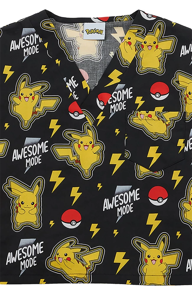 Cherokee Clearance Unisex Kids Awseome Mode Print Scrub Set 4 Cherokee Clearance Unisex Kids Awseome Mode Print Scrub Set - Image 2