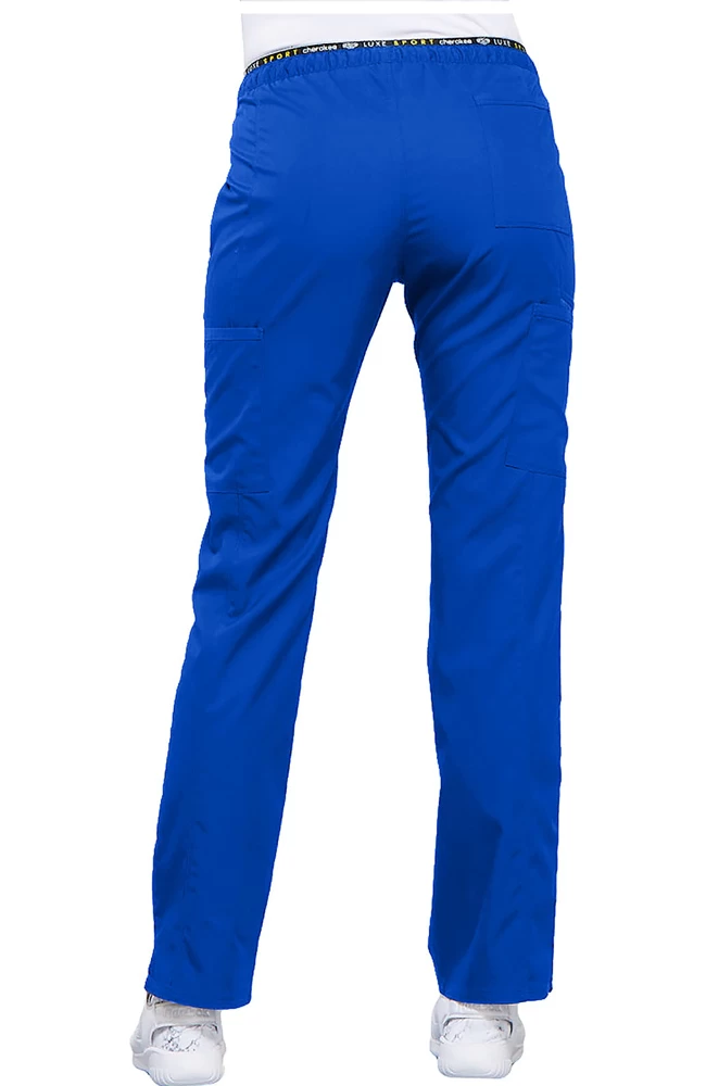 Cherokee Clearance Women's Logo Elastic Waist Scrub Pant 4 Cherokee Clearance Women's Logo Elastic Waist Scrub Pant - Image 2