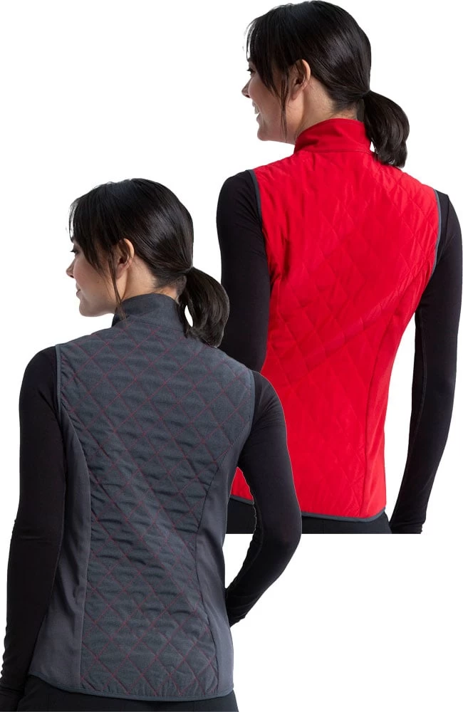 Cherokee Clearance Women's Reversible Quilted Scrub Vest 4 Cherokee Clearance Women's Reversible Quilted Scrub Vest - Image 2