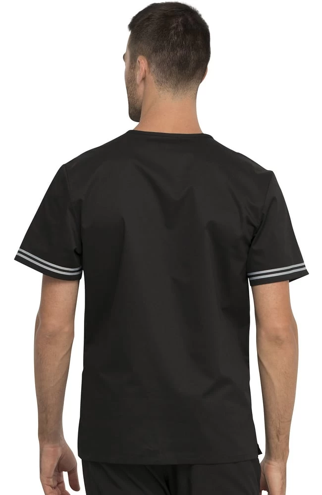 Cherokee Clearance Men's Built For Speed Print Scrub Top 4 Cherokee Clearance Men's Built For Speed Print Scrub Top - Image 2