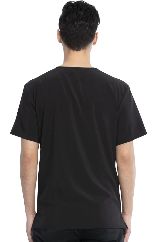 Cherokee Clearance Men's Goofy Neon Print Scrub Top 4 Cherokee Clearance Men's Goofy Neon Print Scrub Top - Image 2