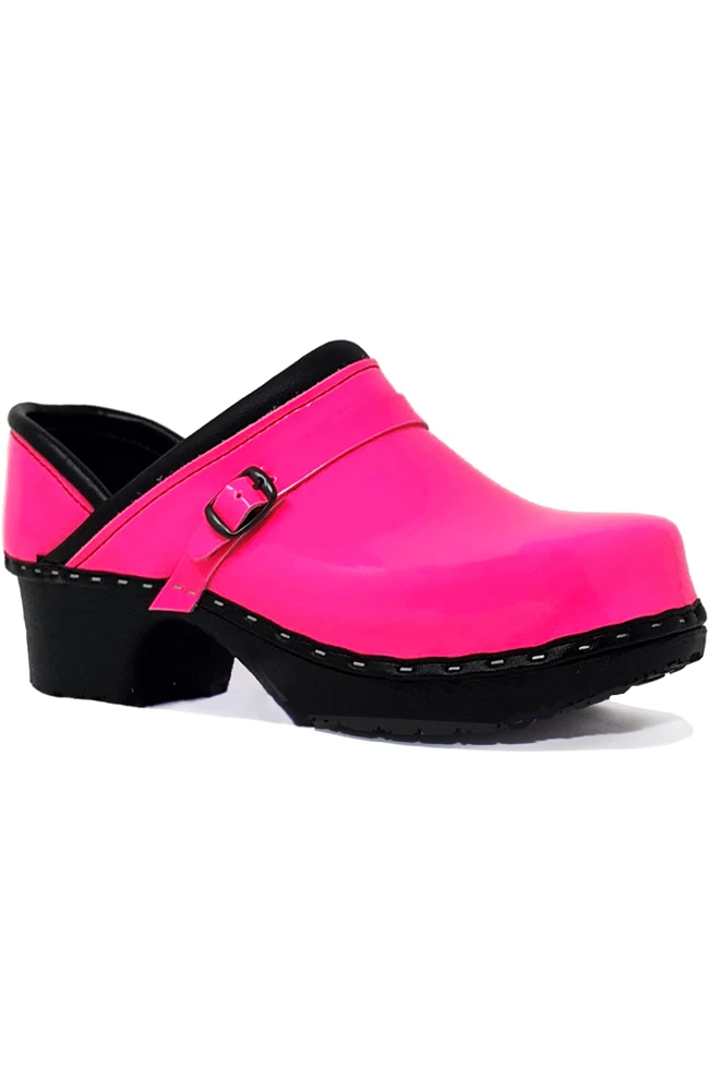 Women's Paparazzi Pink Patent Solid Clog 4 Women's Paparazzi Pink Patent Solid Clog - Image 2