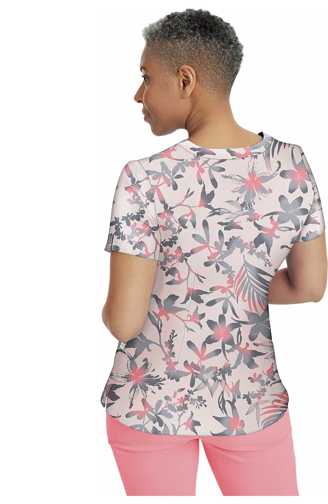 Clearance Women's Amanda Surf's Up Print Scrub Top 4 Clearance Women's Amanda Surf's Up Print Scrub Top - Image 2