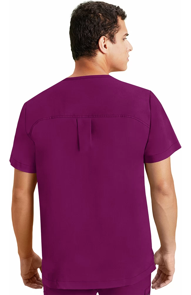 Men's Justin Solid Scrub Top 4 Men's Justin Solid Scrub Top - Image 2