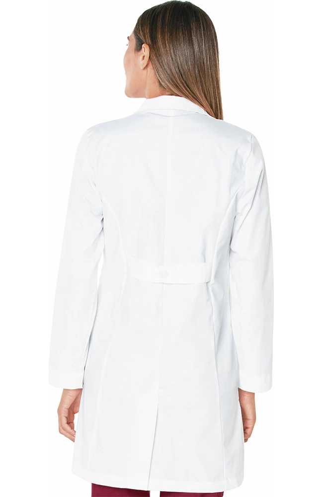 Women's 3-Pocket Poplin 38" Lab Coat 4 Women's 3-Pocket Poplin 38" Lab Coat - Image 2