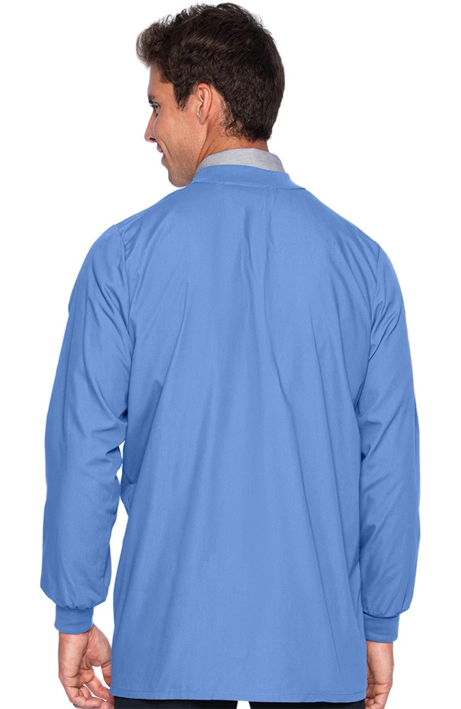Men's Warm-Up Solid Scrub Jacket 4 Men's Warm-Up Solid Scrub Jacket - Image 2