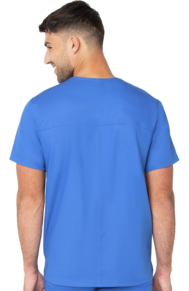 Clearance Men's Tuckable Solid Scrub Top 4 Clearance Men's Tuckable Solid Scrub Top - Image 2