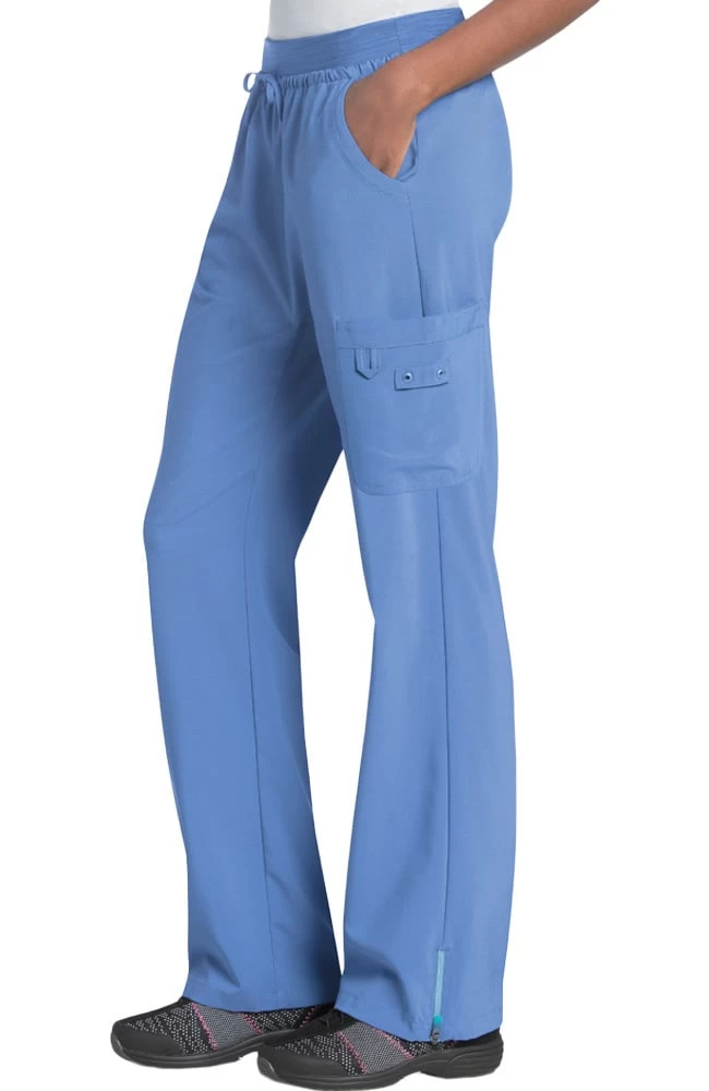 Clearance Women's Zipper Leg Cargo Scrub Pant 4 Clearance Women's Zipper Leg Cargo Scrub Pant - Image 2