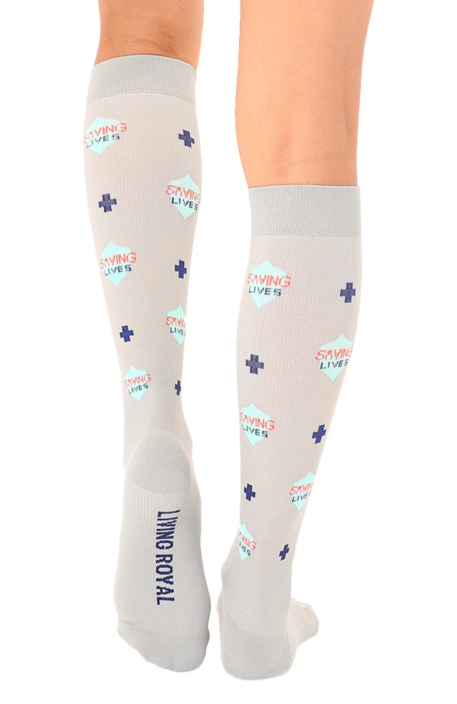 Unisex 15-20 Mmhg Lightweight Frontline Hero Print Compression Socks 4 Unisex 15-20 Mmhg Lightweight Frontline Hero Print Compression Socks - Image 2