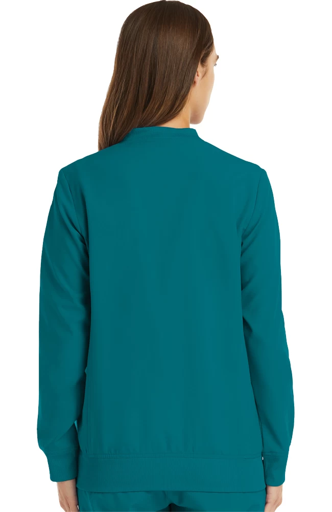 Clearance Women's Warm Up Zip Scrub Jacket 4 Clearance Women's Warm Up Zip Scrub Jacket - Image 2