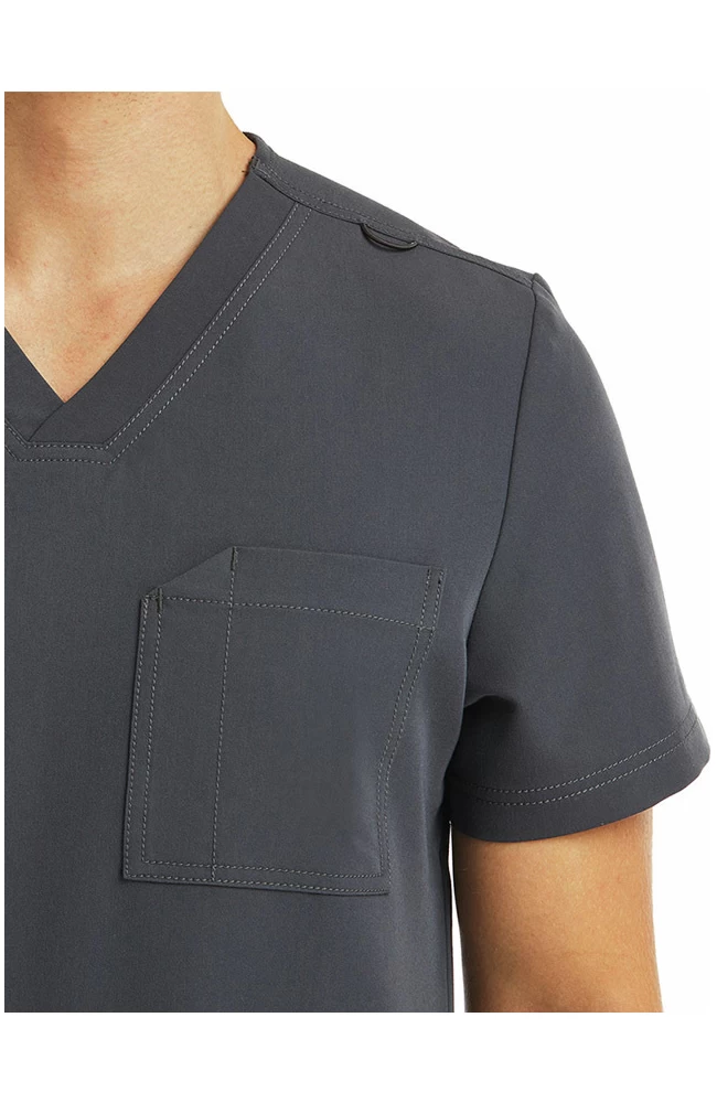 Clearance Men's 3 Pocket V-Neck Scrub Top 4 Clearance Men's 3 Pocket V-Neck Scrub Top - Image 2