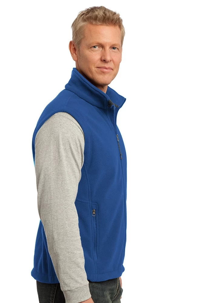 Unisex Midweight Solid Fleece Solid Scrub Vest 4 Unisex Midweight Solid Fleece Solid Scrub Vest - Image 2