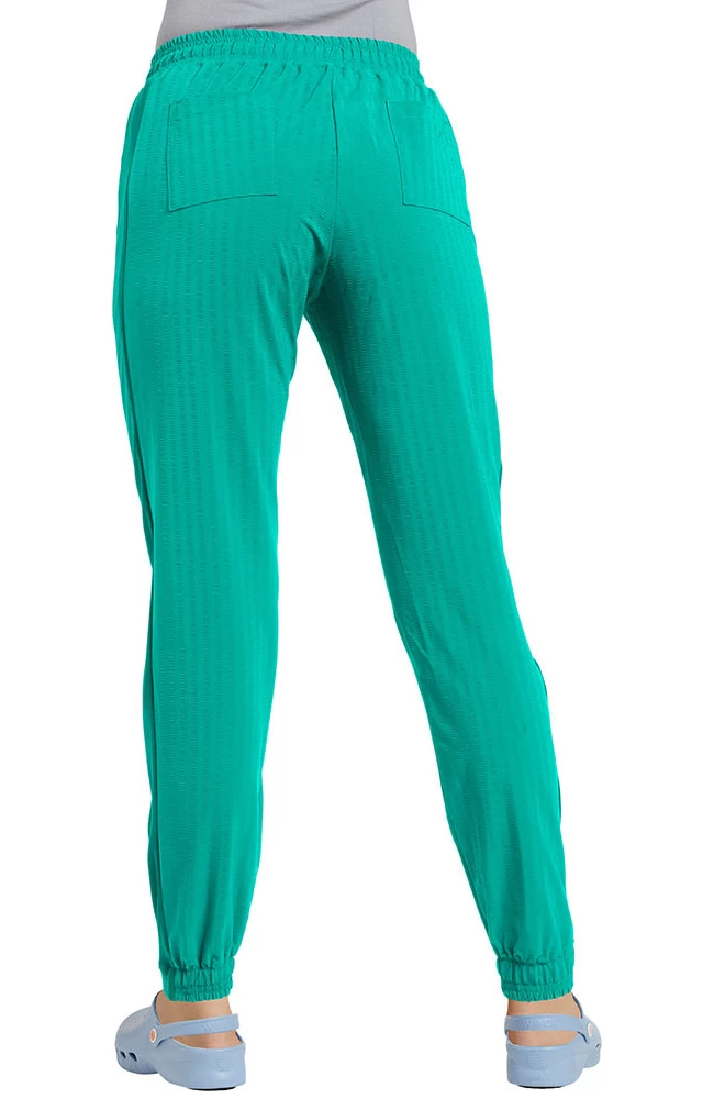Women's Seersucker Jogger Scrub Pant 4 Women's Seersucker Jogger Scrub Pant - Image 2