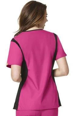 Clearance Women's Lima Knit Panel Solid Scrub Top 5 Clearance Women's Lima Knit Panel Solid Scrub Top -Medical Nurse Clothing Shop 2 wk 6096 clearance 650