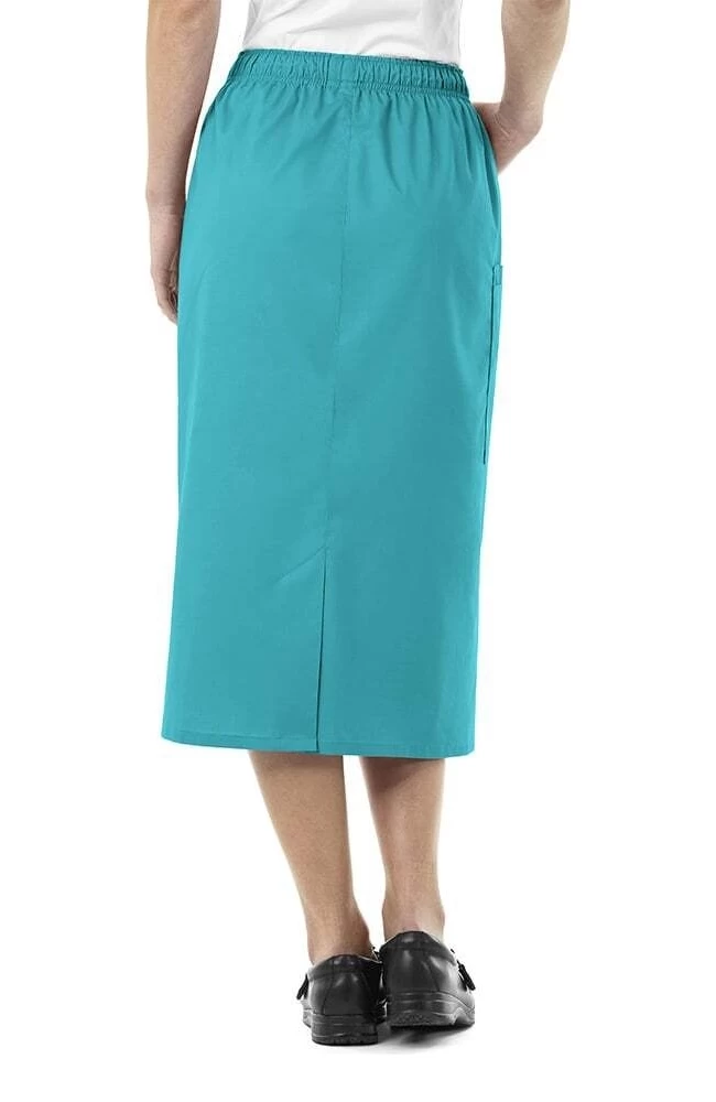 Clearance Women's Elastic Waist Cargo Scrub Skirt 4 Clearance Women's Elastic Waist Cargo Scrub Skirt - Image 2