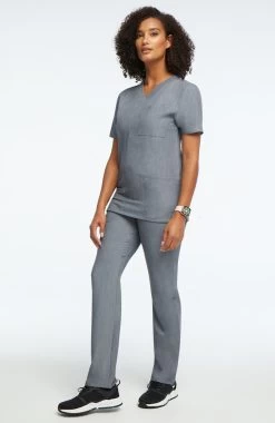 Clearance Unisex V-Neck Solid Scrub Top & Cargo Scrub Pant Set -Medical Nurse Clothing Shop 3 ah lsset2 clearance 650