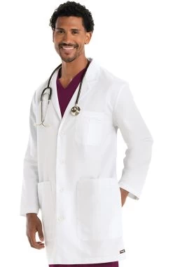 Men's 37" Lab Coat -Medical Nurse Clothing Shop 3 bc 0914 650