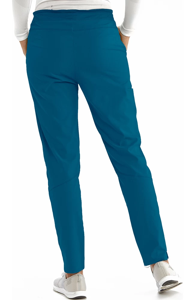 Women's Solid Scrub Top & Track Cargo Scrub Pant 5 Women's Solid Scrub Top & Track Cargo Scrub Pant - Image 3