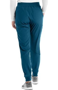Women's Racer Solid Scrub Top & Boost Jogger Scrub Pant -Medical Nurse Clothing Shop 3 bc 30set 650