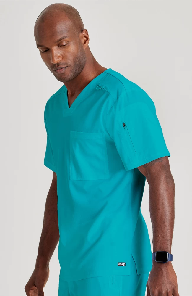 Men's Murphy V-Neck Scrub Top & Jogger Scrub Pant Set 5 Men's Murphy V-Neck Scrub Top & Jogger Scrub Pant Set - Image 3